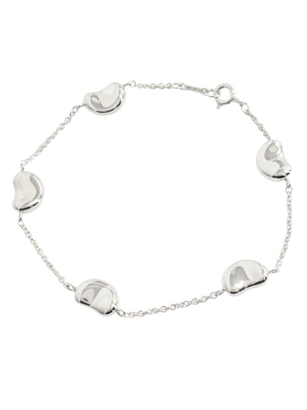 Tiffany & Co Bean Chain Bracelet Silver